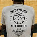 No Days Off - T-Shirt - White 3