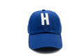 Royal Blue Letter Baseball Hat 1