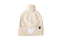 Terry Heart Patch Pom Pom Hat 9