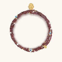Passionate Spirit Garnet January Birthstone Wrap