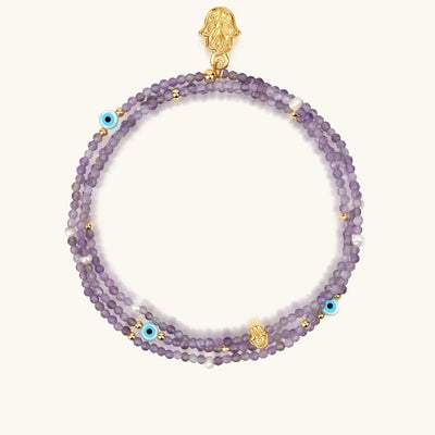 Harmonious Spirit Amethyst February Birthstone Wrap