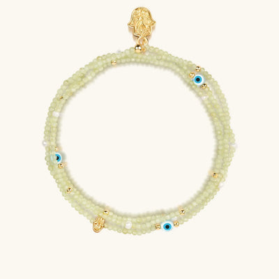 Enthusiastic Spirit Peridot August Birthstone Wrap