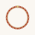 Vigorous Protection - Red Enamel Evil Eye Charm Bracelet 1