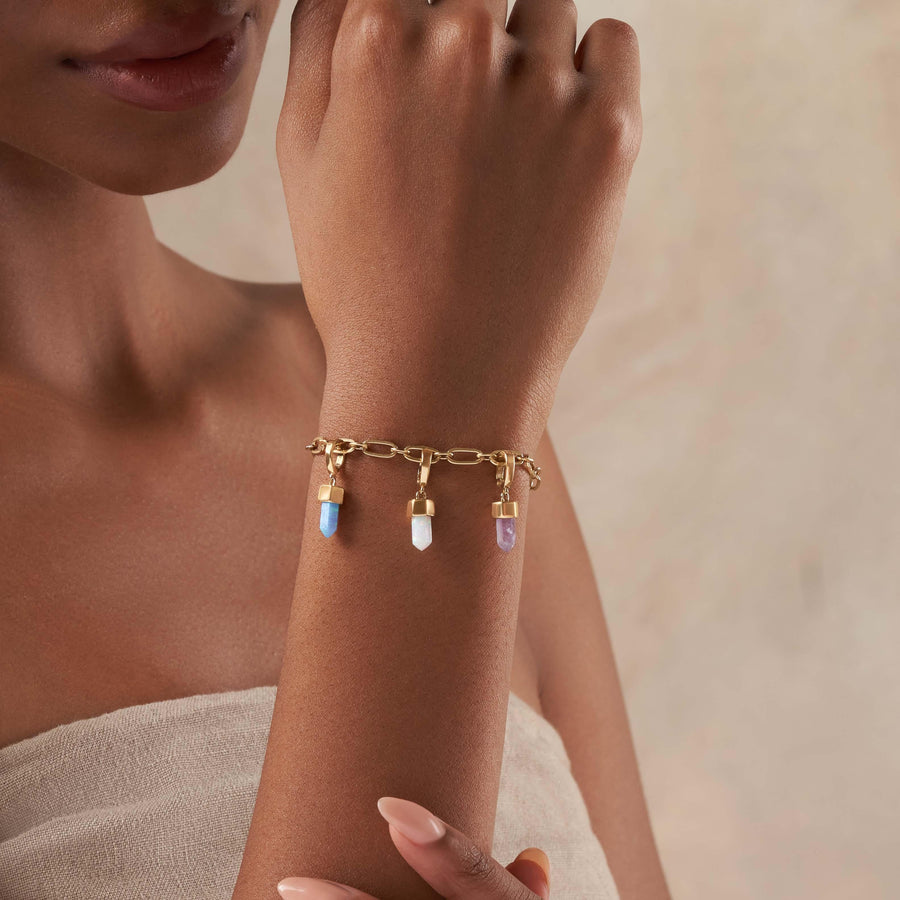 Joy Seeker - Lab Blue Opal Pointer Charm