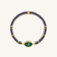 Protective Harmony Hematite & Malachite Bracelet