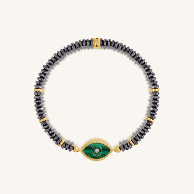 Protective Harmony Hematite & Malachite Bracelet