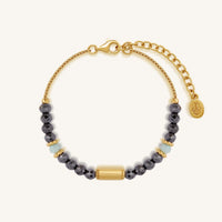 Serene Path Hematite & Amazonite Bracelet