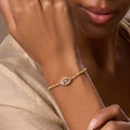 Lucky Charisma Evil Eye Mother of Pearl Bracelet - Image 2