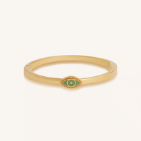 Guardian Glow Jade Evil Eye Bangle