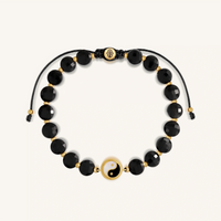 Equilibrium Essence Yin Yang Onyx & Mother of Pearl Bracelet