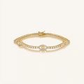 Serene Guardian Hamsa Heart Evil Eye Bracelet 3