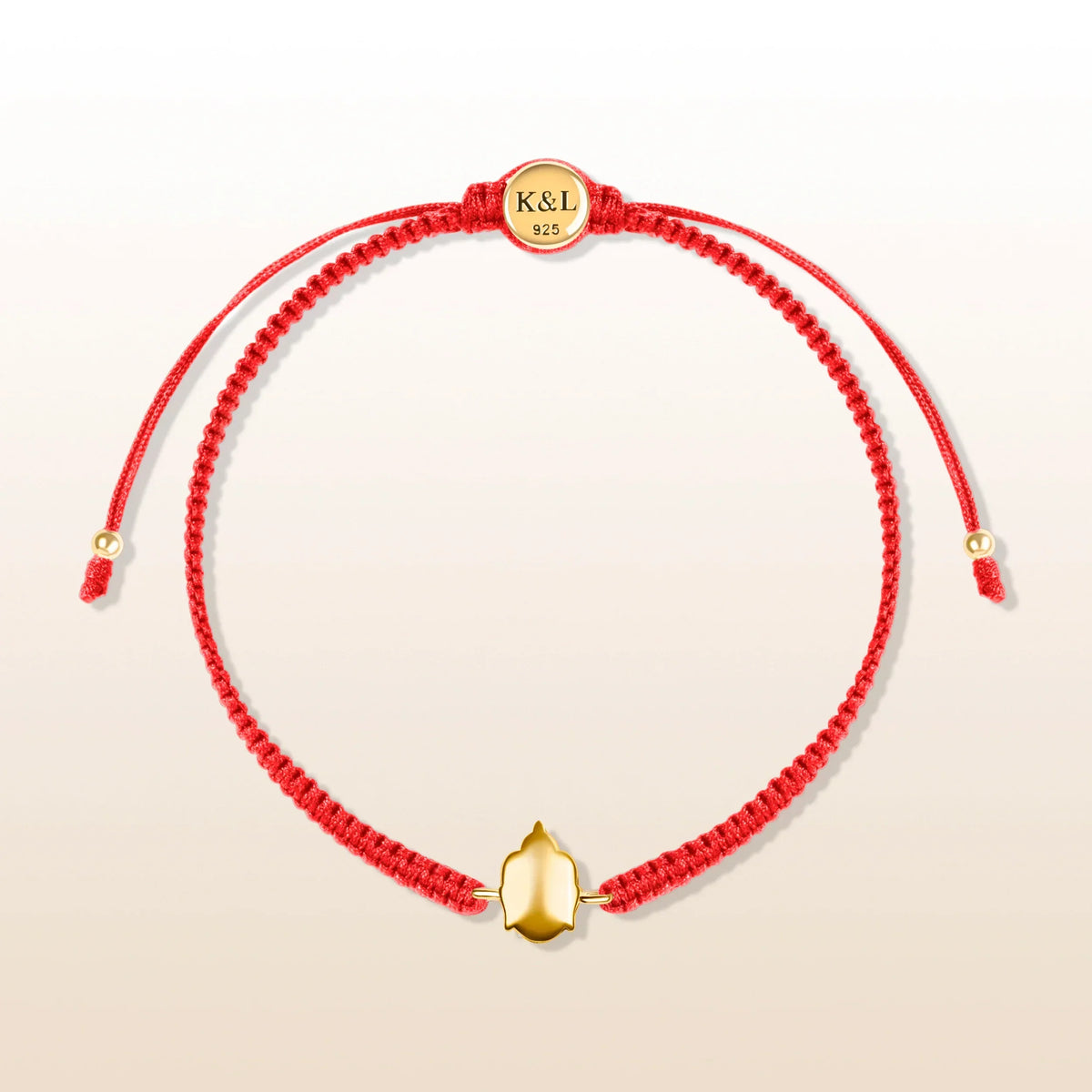 Harmonious Serenity - Thai Buddha Red String Bracelet