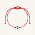 Super Guardian - Navy Enamel Evil Eye Red String Bracelet 1