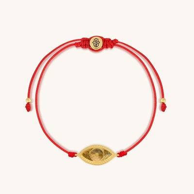 Spirit’s Innovation Evil Eye Peridot Red String Bracelet