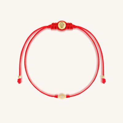 Watchful Wisdom Evil Eye Red String Bracelet