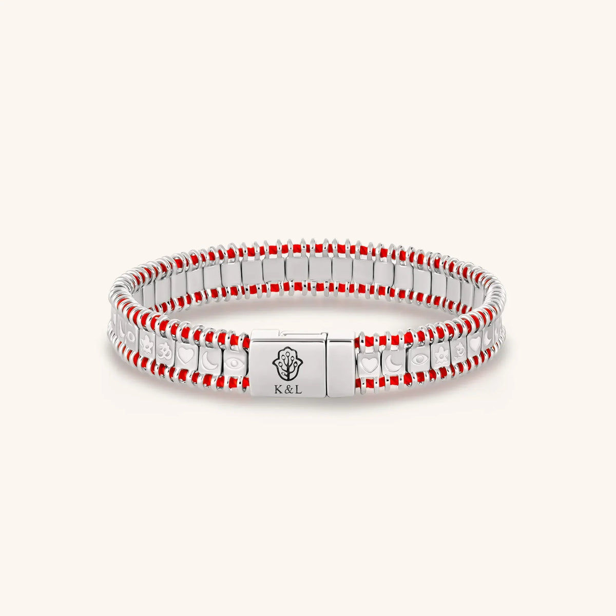 Powerful Positivity - Red String Tennis Bracelet