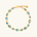 Intention Amplifier Turquoise Evil Eye & Hamsa Gold Bracelet 1