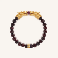 Dragonfire Harmony Garnet & Ruby Bracelet