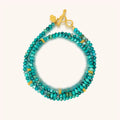 Serene Mindset Turquoise Infinity Wrap Bracelet 1