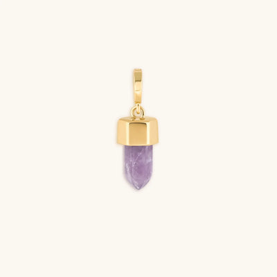 Comfort and Calm Amethyst Pointer Charm