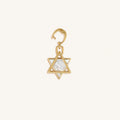 Timeless Wisdom Star of David Mother of Pearl Charm 3