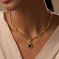 Faithful Discernment Black Onyx Star of David Pendant - Image 2