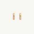 Ethereal Existence Gold Star Hoop Earrings 1