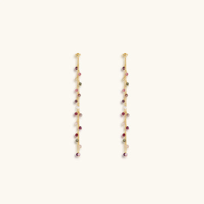 Harmony's Radiance Tourmaline Drop Earrings
