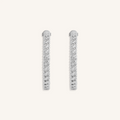 Eternal Flow Silver Hoop Earrings 1