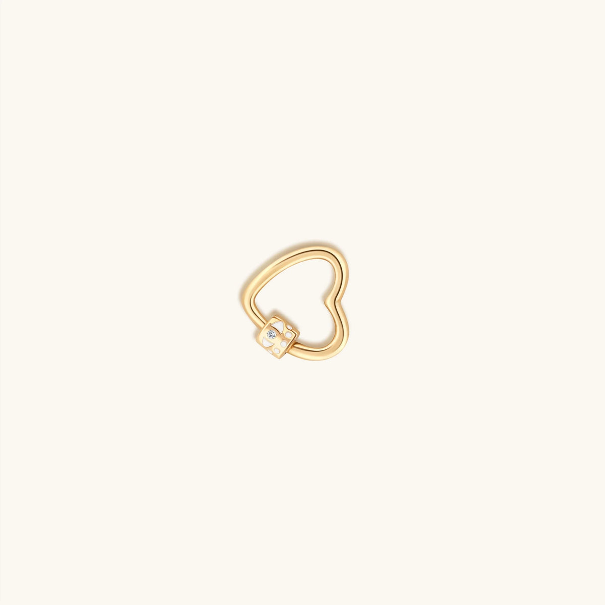 Latched in Love - Gold Heart Lock