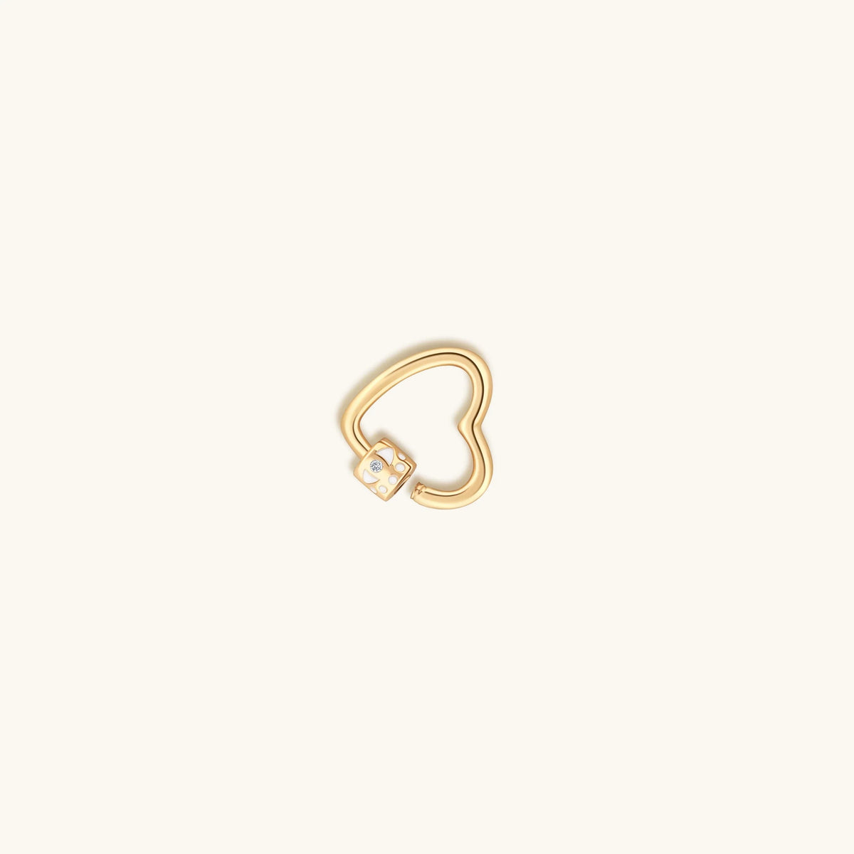 Latched in Love - Gold Heart Lock