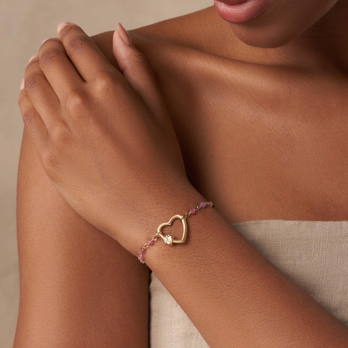 Latched in Love - Gold Heart Lock