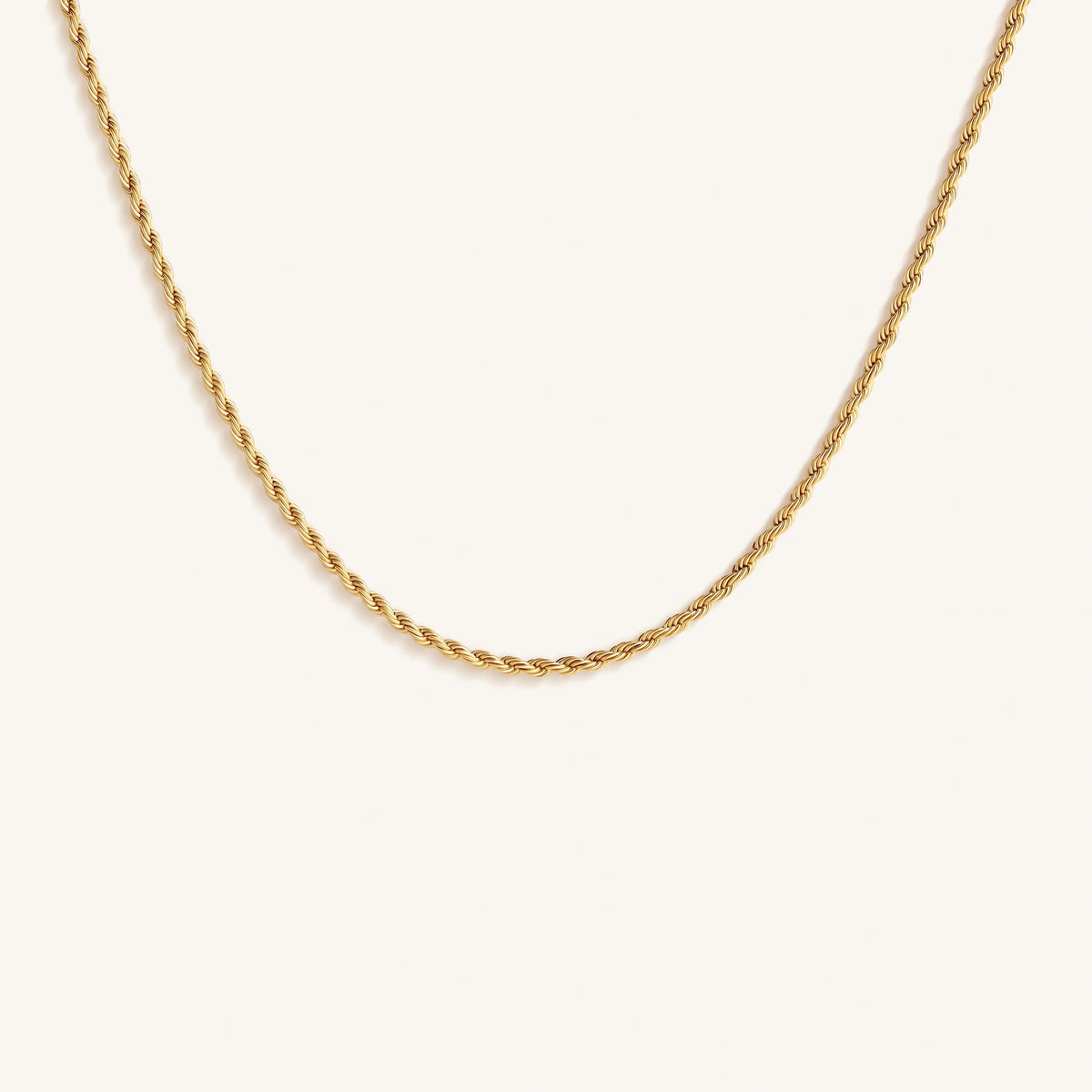 Golden Essence Rope Chain Necklace