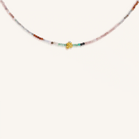 Spiritual Alignment Beaded Om Necklace