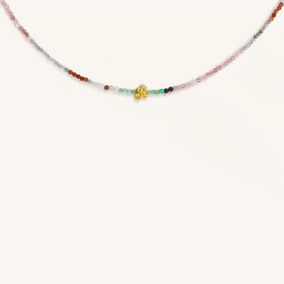 Spiritual Alignment Beaded Om Necklace