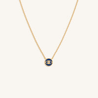 Wealth of Knowledge Lapis Lazuli Evil Eye Necklace
