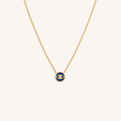 Wealth of Knowledge Lapis Lazuli Evil Eye Necklace
