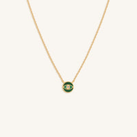 Soul’s Renewal Malachite Evil Eye Necklace