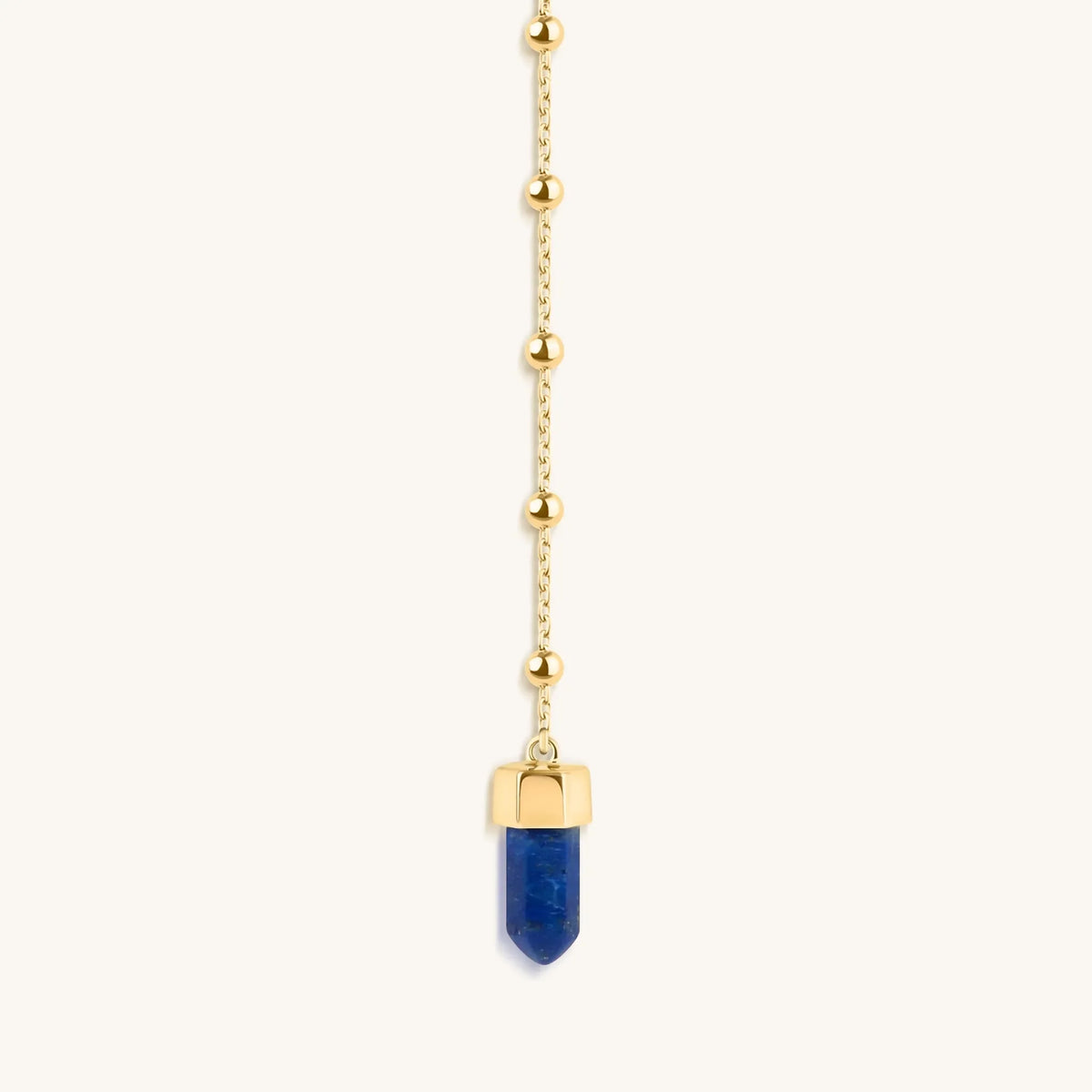 Sacred Integrity Lapis Lazuli Gold Evil Eye Necklace