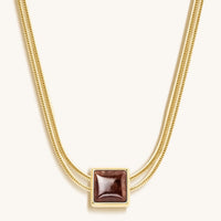 Love & Cherish Ruby Evil Eye July Birthstone Necklace