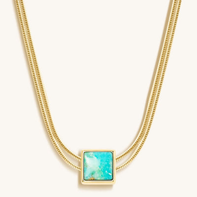 Soothe & Heal Turquoise Evil Eye December Birthstone Necklace, by Karma and Luck