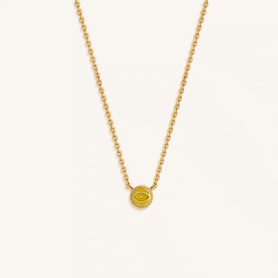 Sunbeam Radiance Citrine November Birthstone Gold Necklace, by Karma and Luck