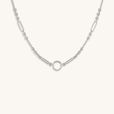 Celestial Ties Silver Necklace