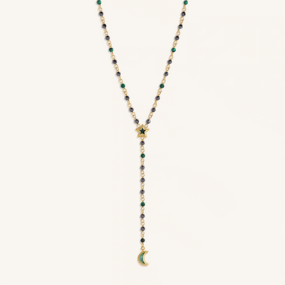 Moonlit Serenity Moon & Star Necklace, by Karma and Luck