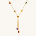 Maximize Joy Multi-Symbol & Multi-Gemstone Necklace - Image 1