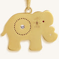 Majestic Wisdom Elephant Multi-Gemstone Necklace 3