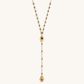 Spiritual Resilience Gold Plated Rosary Necklace 3