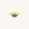 Prophetic Soul Lab Blue Opal Evil Eye Ring 3