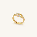 Still Vision Evil Eye Gold Stack Ring 1