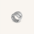 Silver Trine Balance Ring Stack 1